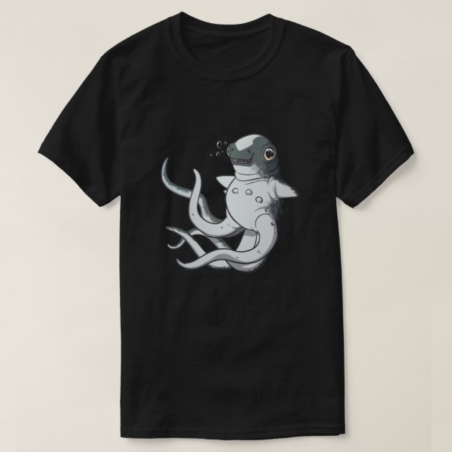 Subnautica - Cuddlefish T-Shirt (Design vorne)