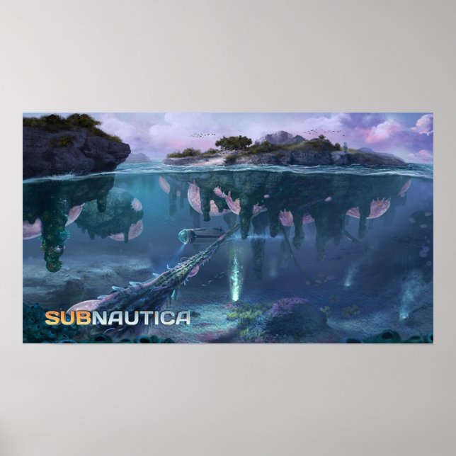 Subnautica Floating Island Poster (Vorne)