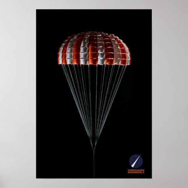 Suborbitale Kopenhagen Main Ringsail Parachute Poster (Vorne)
