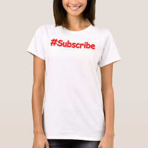 "#Subscribe" Niedliches Design. Jetzt kaufen T-Shirt