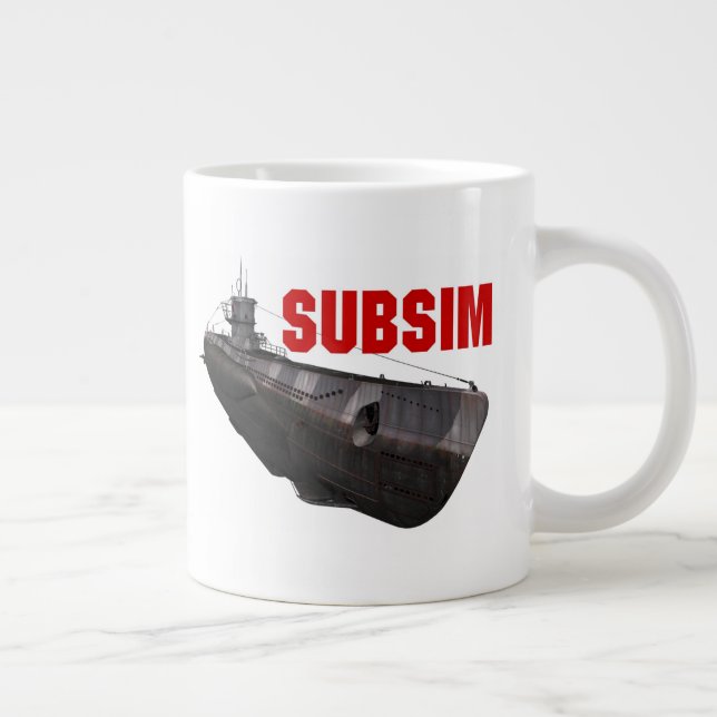 SUBSIM Jumbo-Tasse - U-Boot (Rechts)