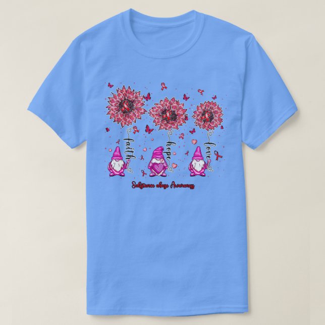 Substanzmissbrauch Bewusstsein gnome Glaube Hoffnu T-Shirt (Design vorne)