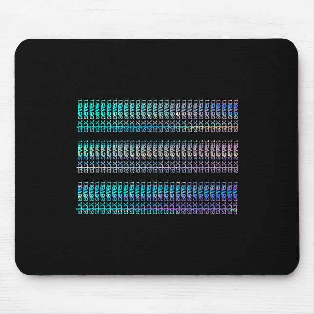Subtile 67 Sechs Sieben Brainrot _2  Mousepad (Vorne)