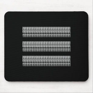 Subtile 67 Six Seven Brainrot versteckte Nachricht Mousepad