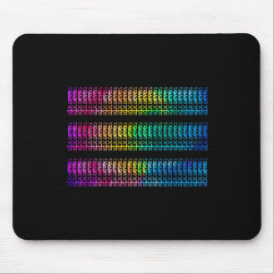 Subtile 67 Six Seven Brainrot versteckte Nachricht Mousepad
