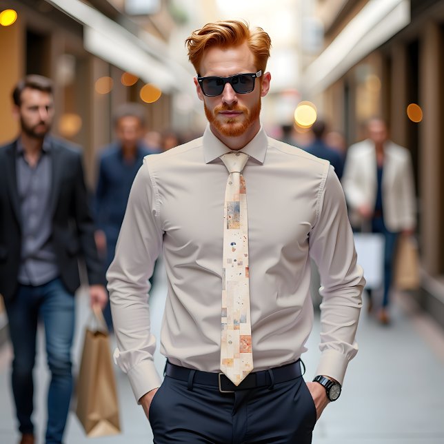 Subtile Abstrakte Kunst Krawatte (Von Creator hochgeladen)