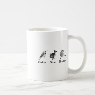 Subtile Animal, Flicker Dodo Titmouse Kaffeetasse