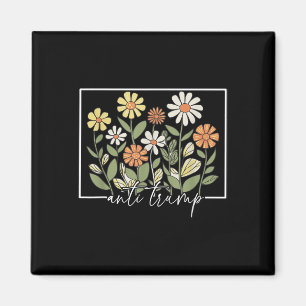 Subtile Anti-Trump-Blume Magnet