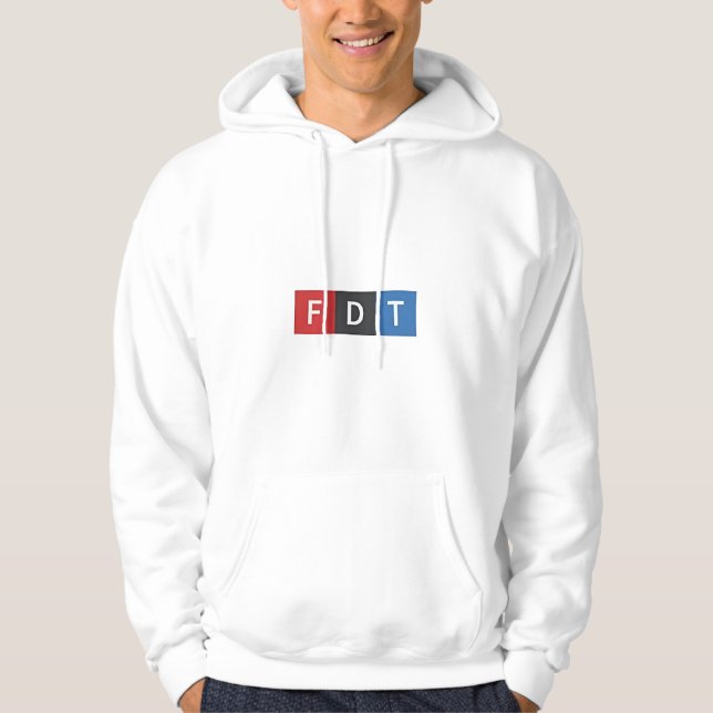 Subtile Anti-Trump FDT Anti-Maga-Demokraten Hoodie (Vorderseite)
