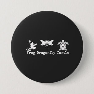Subtile Anti-Trump FDT Anti-Maga-Froschschildkröte Button