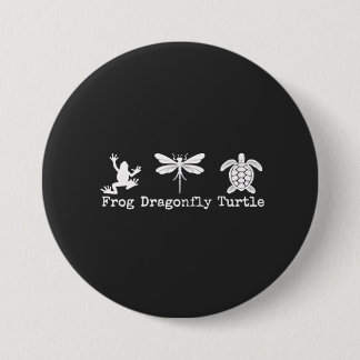 Subtile Anti-Trump FDT Anti-Maga-Froschschildkröte Button