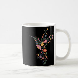 Subtile Anti Trump Floral Hummingbird Hidden Messa Kaffeetasse