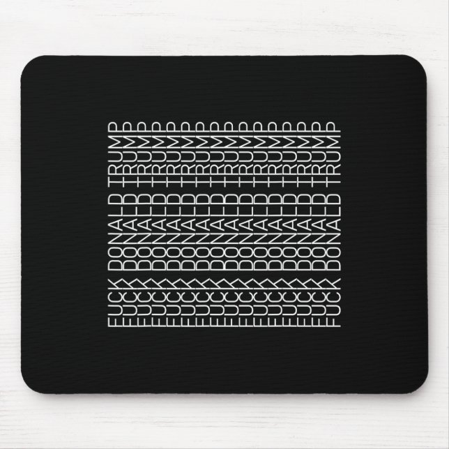 Subtile Anti-Trump versteckte Botschaft sarkastisc Mousepad (Vorne)