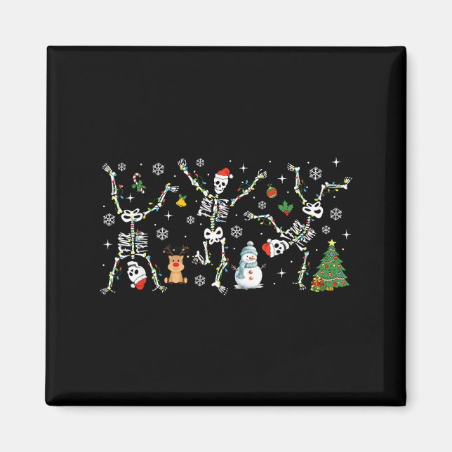 Subtile Anti-Trump versteckte Botschaft tanzendes  Magnet (Vorne)