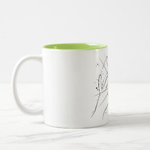 Subtile Atheopaganismus-Tasse mit Galaxie-Design Zweifarbige Tasse