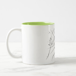 Subtile Atheopaganismus-Tasse mit Galaxie-Design Zweifarbige Tasse