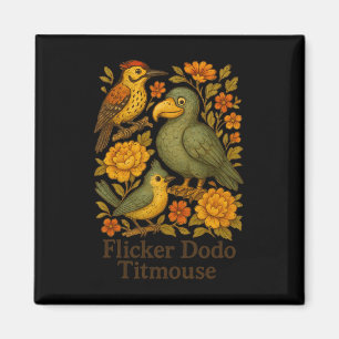 Subtile Bird Anti Trump Bird Flicker Dock Titmouse Magnet