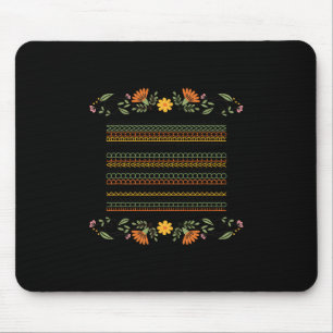 Subtile Blumige Anti-Trump-Versteckte-Nachricht Sa Mousepad