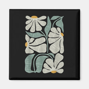 Subtile Boho-Blumen Anti Trump, Kamala Harris Wähl Magnet