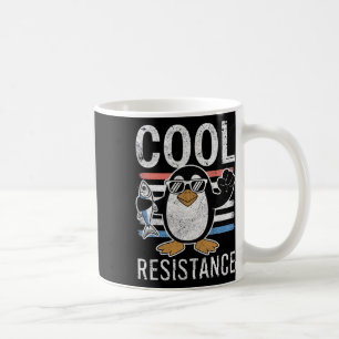 Subtile Coole Widerstandskraft - Pinguin - Protest Kaffeetasse