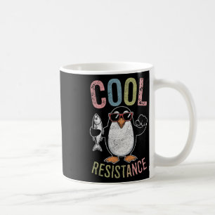 Subtile Coole Widerstandskraft - Pinguin - Protest Kaffeetasse