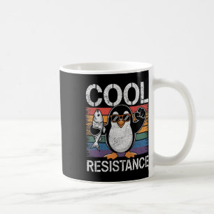 Subtile Coole Widerstandskraft - Pinguin - Protest Kaffeetasse