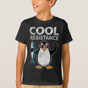 Subtile Coole Widerstandskraft - Pinguin - Protest T-Shirt