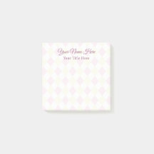 Subtile Diamond-Gemusterte Notizen