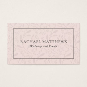 Subtile Elegance Pink Feminine Floral