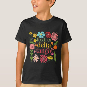 Subtile Floral Trump Resist Shirt Blumen Foxtrot D
