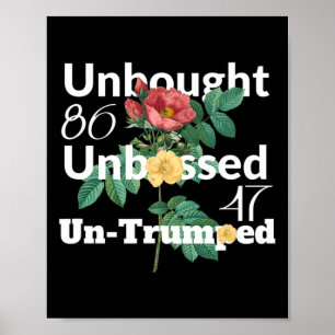 Subtile Floral unverkauft, unbesessen, ungetrübt. Poster