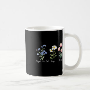 Subtile florale 8647 Trump-Blume vergessen mich ni Kaffeetasse