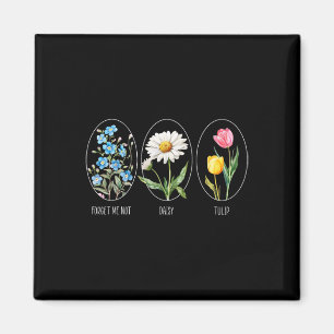 Subtile florale 8647 Trump-Blume vergessen mich ni Magnet