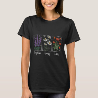 Subtile Florale 8647 Trump Blumen Fingerhut Gänseb T-Shirt