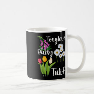 Subtile florale Anti-Trump-Blumen Fingerhut Gänseb Kaffeetasse