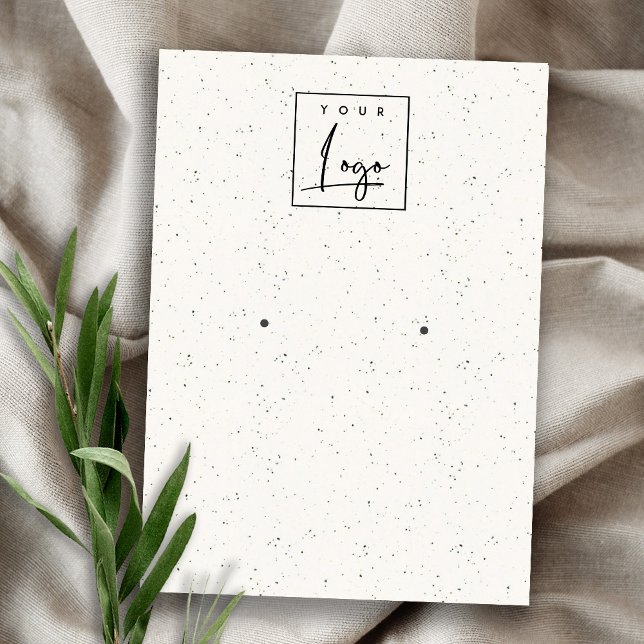 Subtile Keramik Textur-Earing-Logo Visitenkarte (Von Creator hochgeladen)