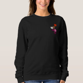 Subtile Lesbische Blume Sweatshirt