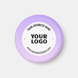 Subtile Light Lila Ombre & Your Business Logo Magnet