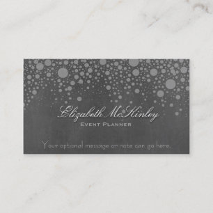 Subtile Retro Tafel mit Sternen Visitenkarte