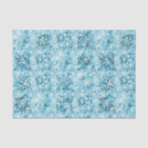 Subtile Schneeflocken Seidenpapier