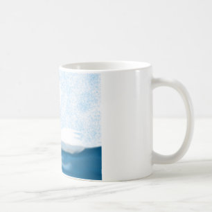 Subtile Schwäne in der Liebe (Herzformen) Kunstges Kaffeetasse