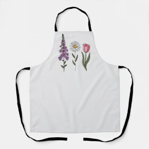 Subtiler Anti-Trump - Foxglove Daisy Tulip III Schürze
