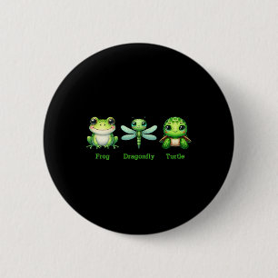 Subtiler Anti-Trump politischer Humor Frosch Libel Button