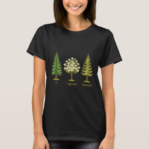Subtiler Tannenhartriegel Tamarack Bäume Anti Trum T-Shirt