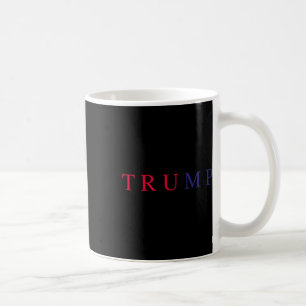 Subtiler Trump Rot Weiß Blau USA Patriotischer Tru Kaffeetasse