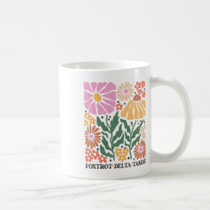 Subtiles Anti-Trump-Blumen-Boho-T-Shirt, Nicht mei Kaffeetasse