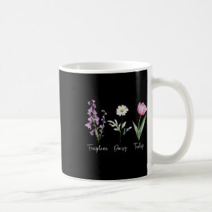 Subtiles Florales Anti-Trump-Shirt Blumen Fingerhu Kaffeetasse