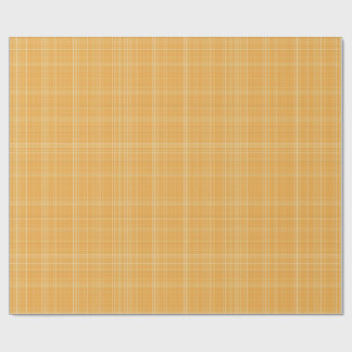Subtiles goldenes Gingham-Karo Geschenkpapier