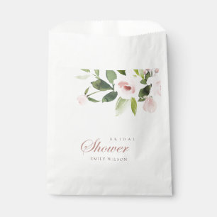SUBTITEL WASSER BLUSH PINK ROSE FLORAL BRAUTPARTY GESCHENKTÜTCHEN