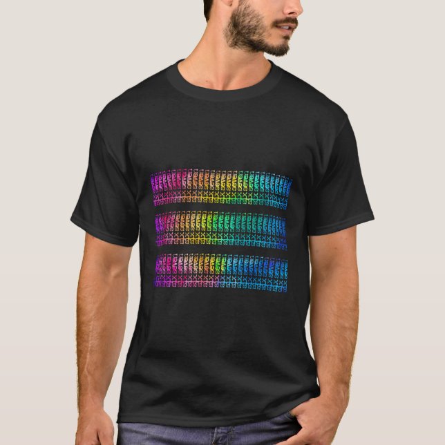 Subtle 67 Six Seven Brainrot Hidden Message Gen Al T-Shirt (Vorderseite)